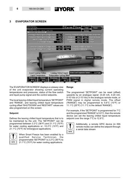 YK CENTRIFUGAL LIQUID CHILLER OptiView ... - Johnson Controls