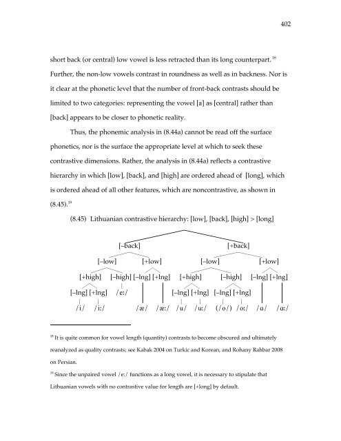 The contrastive hierarchy in phonology 2009 Dresher.pdf - CUNY ...