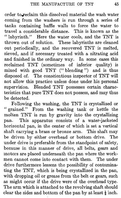 TNT: Trinitrotoluenes and Mono and Dinitrotoluenes