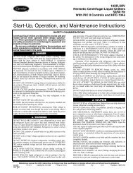 Start-Up, Operation, and Maintenance Instructions