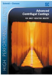Advanced Centrifugal Castings - Schmidt+Clemens