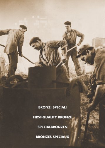 bronzi speciali first-quality bronze spezialbronzen bronzes speciaux