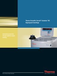 Thermo Scientific Sorvall® Evolution™ RC Superspeed Centrifuge
