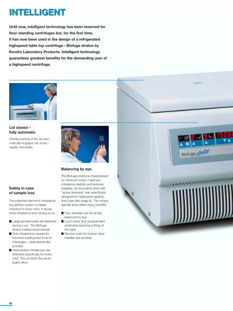 Heraeus Biofuge Stratos High Speed Table Top Centrifuge