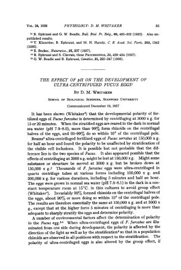 13 E. Becker, Naturwiss., 25, 507 (1937). ULTRA-CENTRIFUGED ...