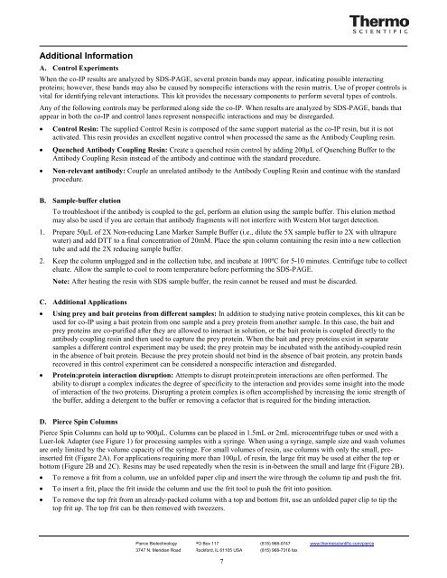 Pierce Co-Immunoprecipitation (Co-IP) Kit