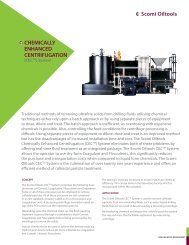 CHEMICALLY ENHANCED CENTRIFUGATION - Scomi