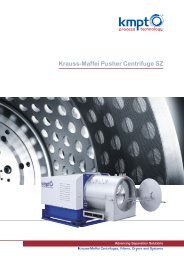 Krauss-Maffei Pusher Centrifuge SZ