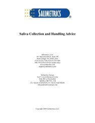 Saliva Collection and Handling Advice Booklet-large format