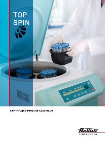 Centrifuges Product Catalogue - Hettich