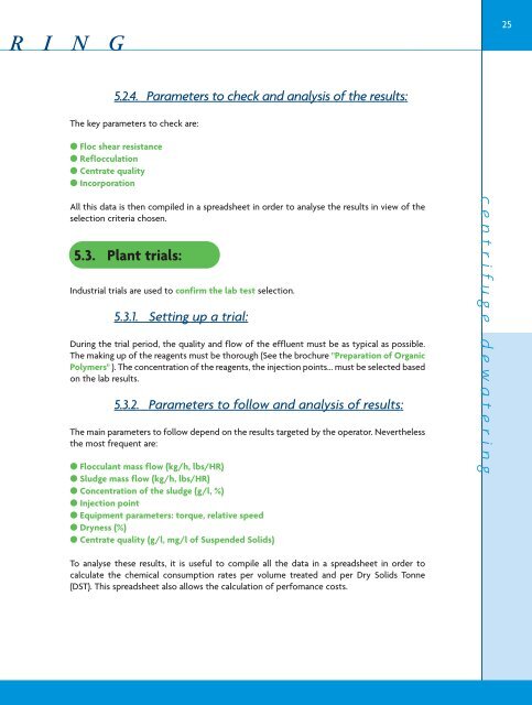 SLUDGE DEWATERING - SNF Group