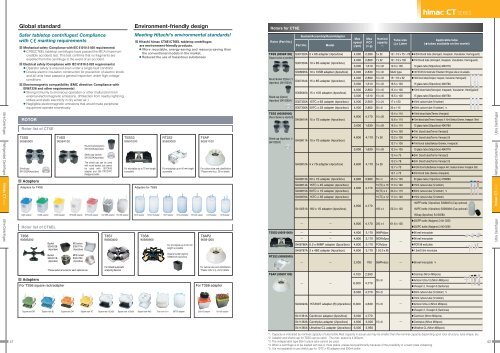 Centrifuges GENERAL CATALOG - Art Laborteknik Ltd. Şti.