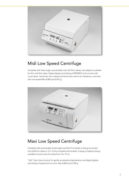 ScanFuge Centrifuges for IVF - LaboGene