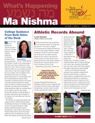 Spring '11 Newsletter - New Community Jewish High School