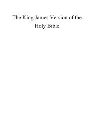 Free King James Bible (pdf).. - Rapture Notes