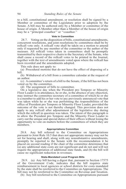 6 - California State Assembly Chief Clerk - legislative Document ...