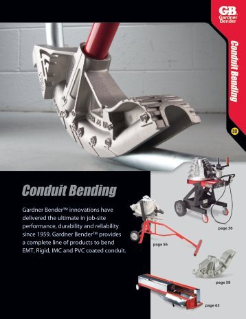 Conduit Bending - Gardner Bender