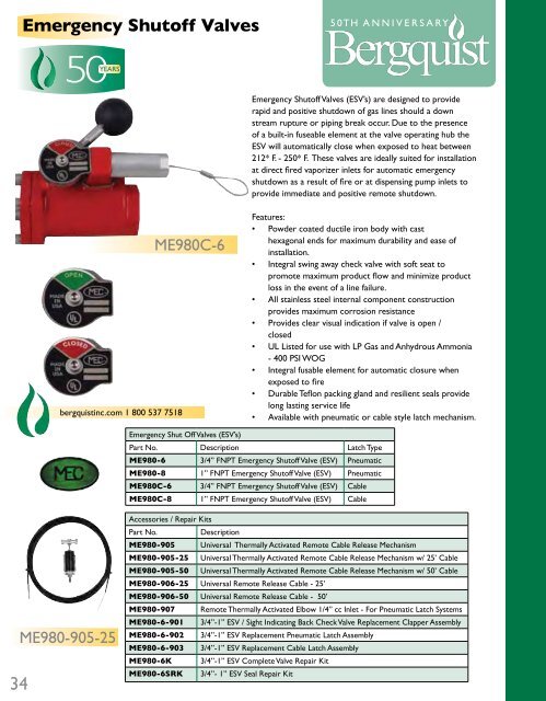 Equipment Catalog - Bergquist