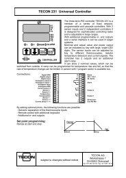 TECON 231 Universal Controller - Tecon AG