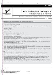 Pacific Access Category Registration Form - Immigration New Zealand