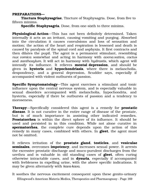 American Materia Medica, Therapeutics and Pharmacognosy