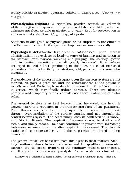 American Materia Medica, Therapeutics and Pharmacognosy