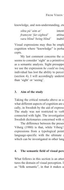 Cognitive Semantics : Meaning and Cognition