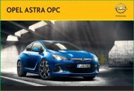 Prospekt Opel Astra OPC