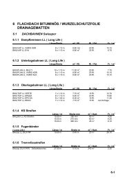 6 FLACHDACH BITUMINÖS / WURZELSCHUTZFOLIE - Tilag AG