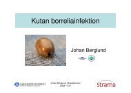 Kutan borreliainfektion, Johan Berglund - Strama