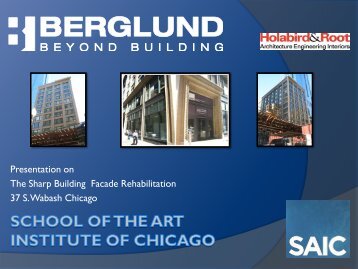 Presentation on The Sharp Building Facade Rehabilitation 37 S ...