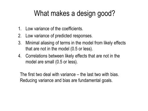 Design of Experiments - US Army Conference on Applied Statistics