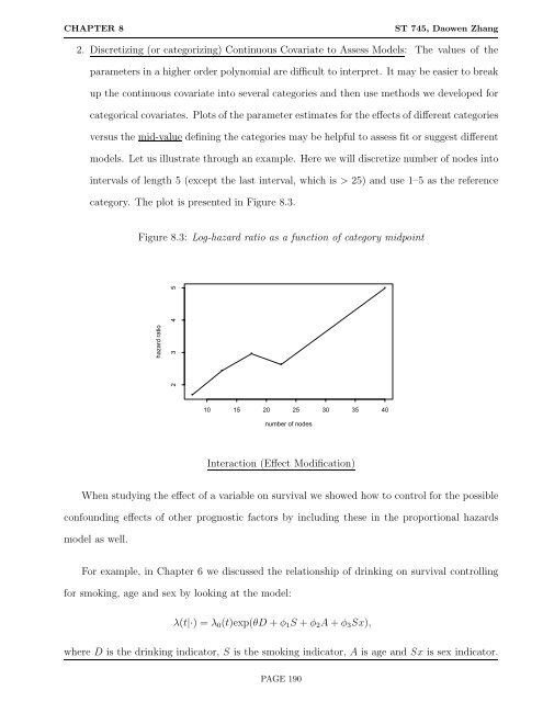 8 Modeling Survival Data with Categorical ... - NCSU Statistics