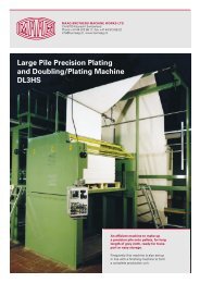 Large Pile Precision Plating and Doubling/Plating Machine DL3HS