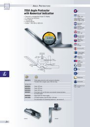 Brown & Sharpe Angle Protractor Combination - Tesa