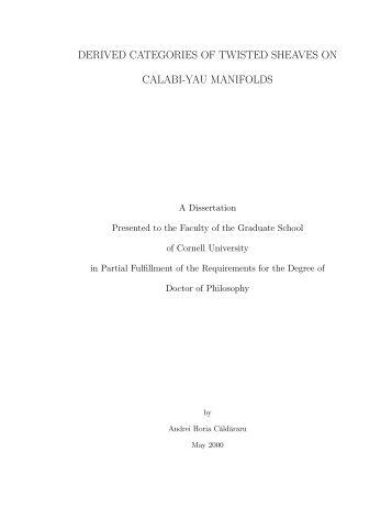 derived categories of twisted sheaves on calabi-yau manifolds