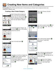 P2G - Creating New Items and Categories - AssistiveWare