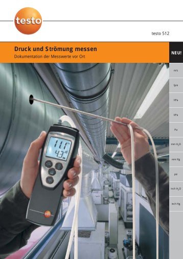 Druck und Strömung messen - Testo AG