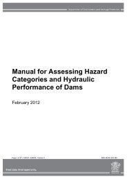 Manual for Assessing Hazard Categories and Hydraulic Performance