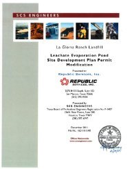 La Gloria Landfill Leachate Evaporation Pond Site ... - SCS Engineers