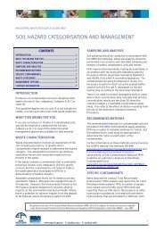 SOIL HAZARD CATEGORISATION AND MANAGEMENT