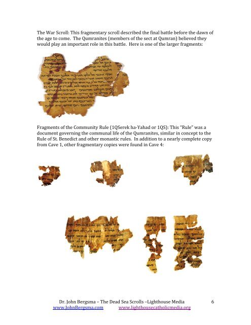 Dr. John Bergsma – The Dead Sea Scrolls