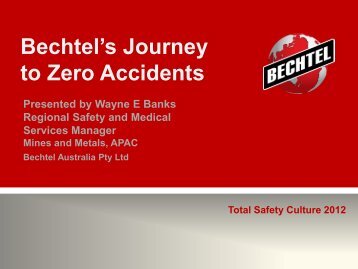 Bechtel's Journey to Zero Accidents - Liquid Learning