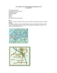 Map and directions: Clattebridge Centre for Oncology