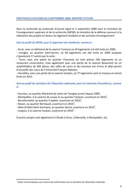 point sur la transformation de batiments militaires en logements ...