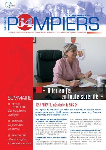 Le point dans les casernes - SDIS 64