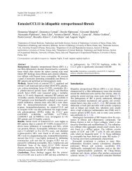 Eotaxin/CCL11 in idiopathic retroperitoneal fibrosis