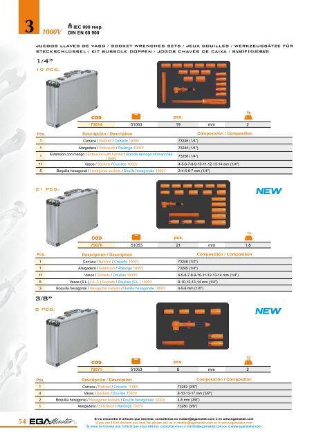 3 1000V - Ega Master