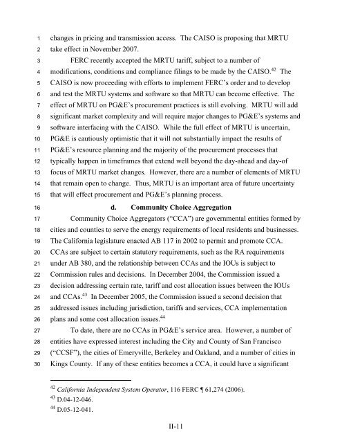 Volume I. Part I - California Public Utilities Commission