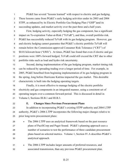 Volume I. Part I - California Public Utilities Commission